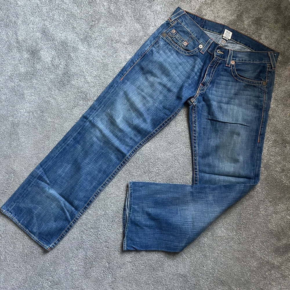 True Religion Classic Blue Straight Jeans